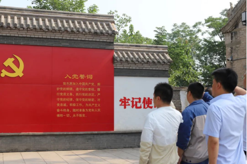 “賡續革命傳統,強化使命擔當”——焦作安彩開展建黨101周年主題黨日活動